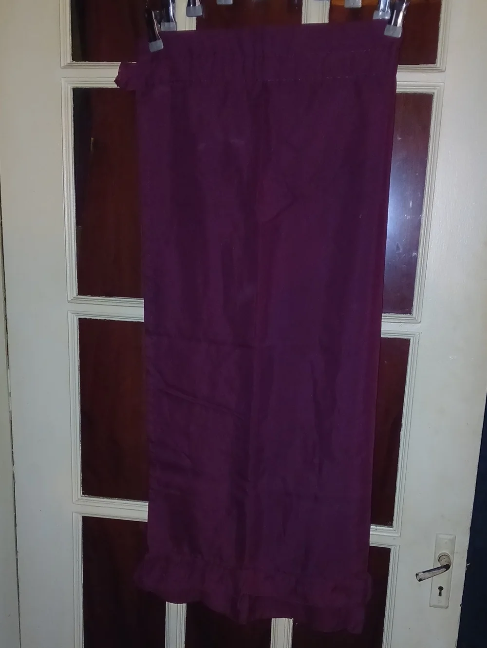 Plum Purple Curtain Panel